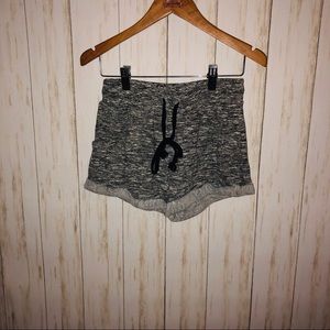 Embiance shorts, juniors small gray tweed